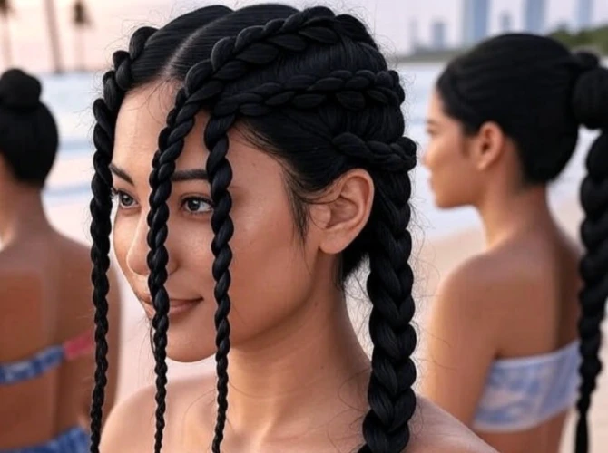 Easy Vacation Hairstyles for Black Hair